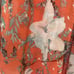 NWT Size 0 WHBM Peach/Wisteria V-Neck Sleeveless Tiered Midi (ABBA)