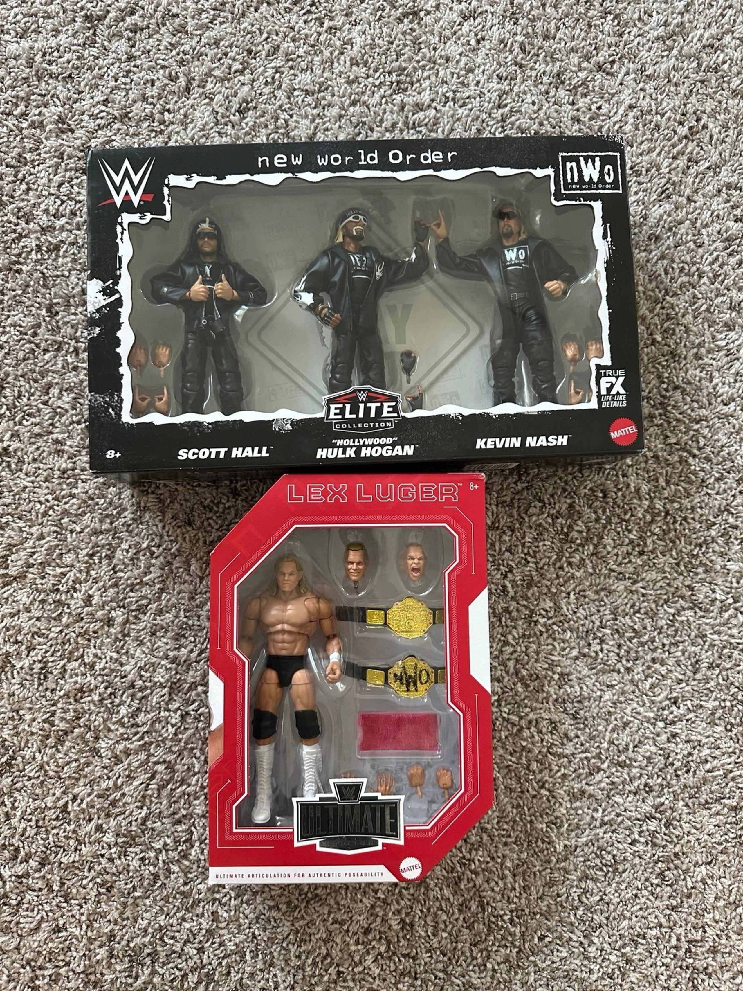 WWE new world order and Lex Luther ultimate edition lot of 2