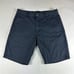 RVCA The Weekend Chino Shorts Mens 32 Blue Casual Bermuda Work Skate Beach EUC