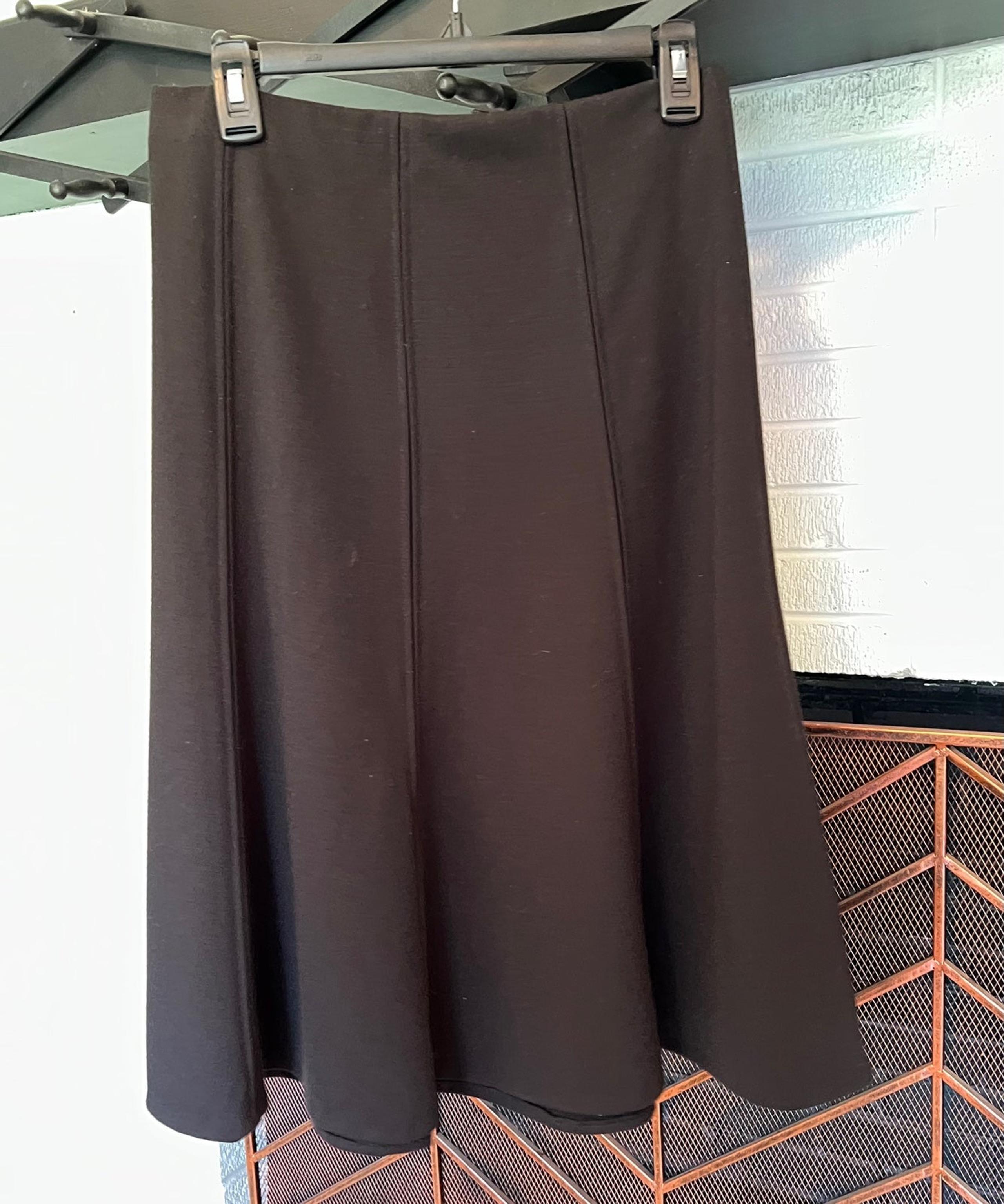 RUBY RD pleated / flared skirt BLACK 6 Petite