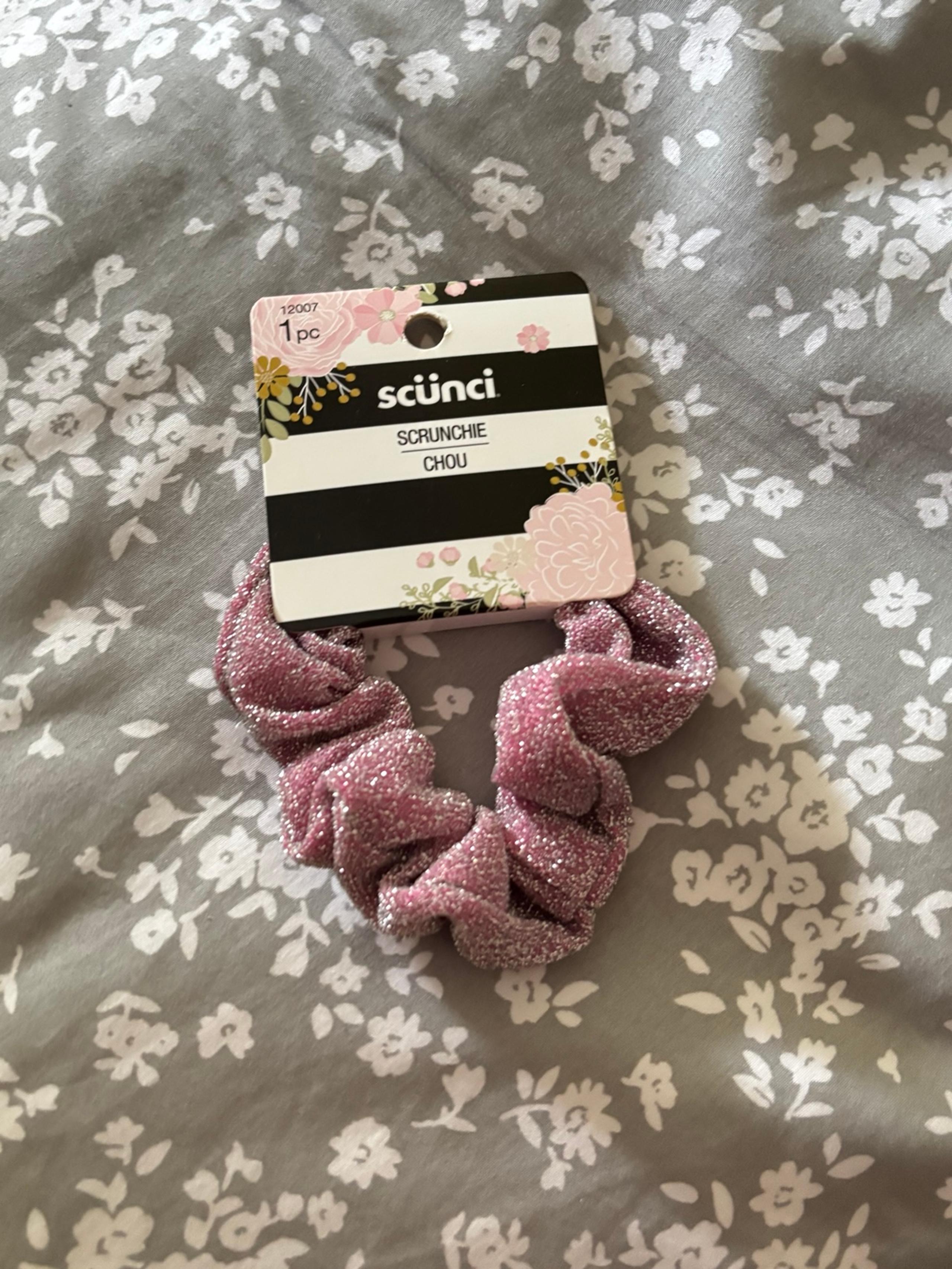 Pink glitter Scrunchie