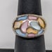 Vintage MOP STERLING RING size 6