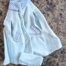 Vintage Mattel Barbie Fashion Doll Clothing Clothes Maddie Mod 1960s Powder Blue