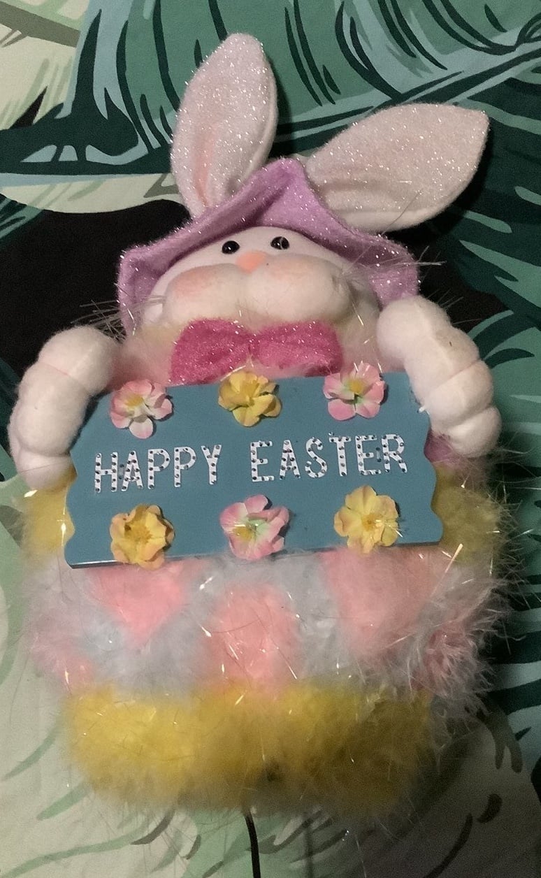 Easter Decor Fiber Optic Bunny