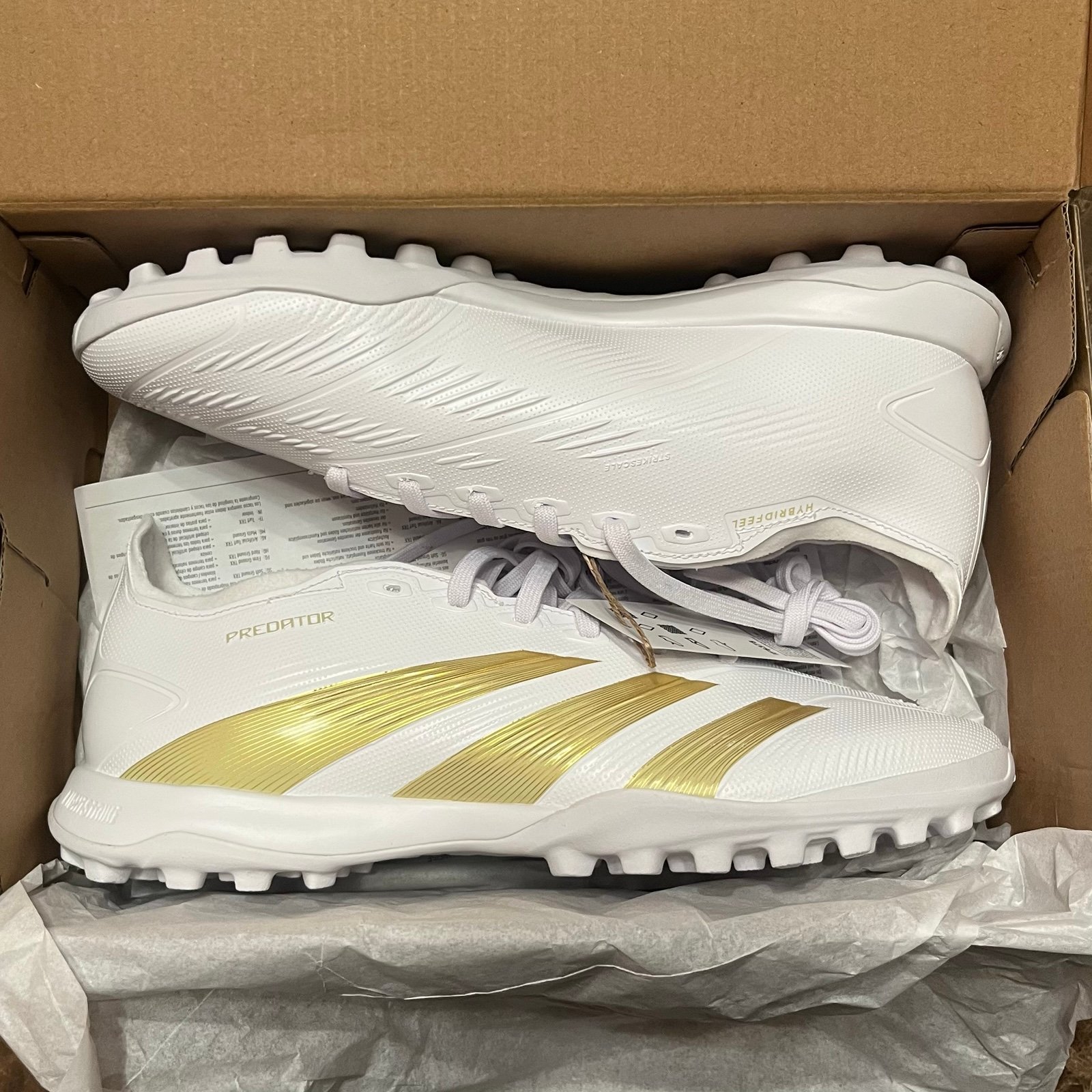 Adidas Predator League IF6378 Metallic Soccer Cleats TF Men's Size 7