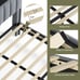 Full Size Bed Frame with Storage Headboard, LED ,Outlets,USB Ports