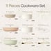 11pcs Pots and Pans Set，Nonstick Kitchen Cookware Sets-DS3