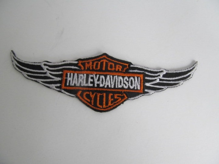 Vintage Harley patches, Harley Davidson with wings patch NOS Harley Davidson #1