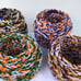 Crochet Baskets - UCF Knights Colors - Handmade Crochet Baskets - UCF Dorm Decor