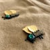 New JUPE VENDUE V-Neck Sweater Bee Vest Women’s SIZE L Khaki Rolled Hem Sequin