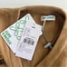 New JUPE VENDUE V-Neck Sweater Bee Vest Women’s SIZE L Khaki Rolled Hem Sequin