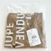 New JUPE VENDUE V-Neck Sweater Bee Vest Women’s SIZE L Khaki Rolled Hem Sequin
