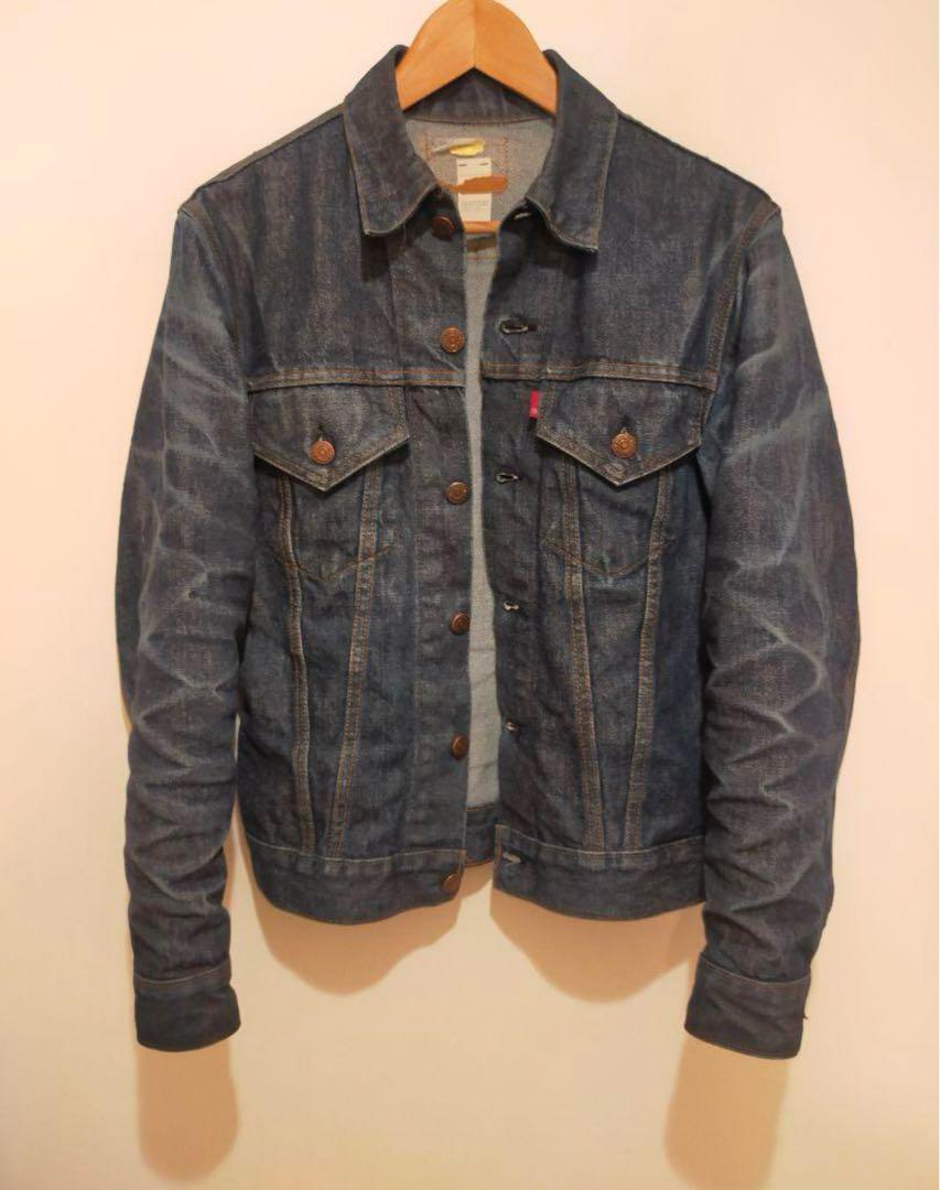 70s Levi's 70505 0217, dark indigo, made in USA.