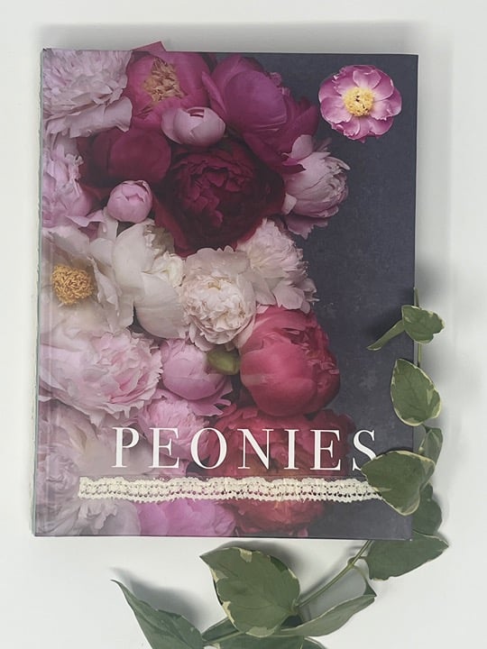 Handmade Peonies Junk Journal