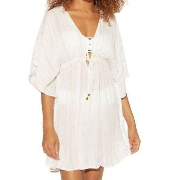 Bleu by Rod Beattie Metallic Caftan Cove