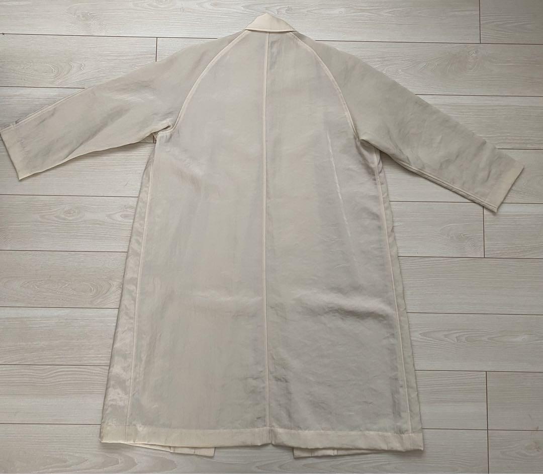 【2025年製 新品】 twill ENOF long M white coat ジャケット・アウター