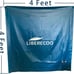 Blue 4'x4' Vinyl Pool Pillow with Pool Pillow Pal, NWT
