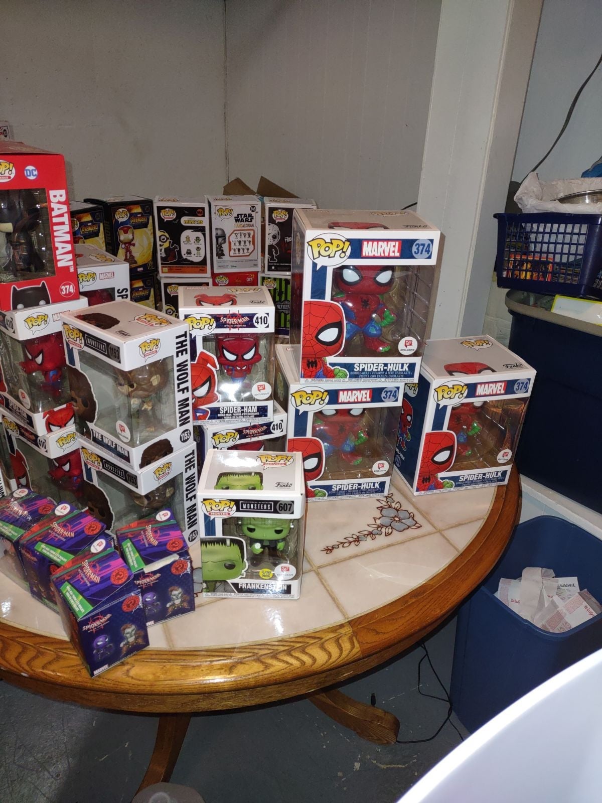 If anybody is interested in buying my Funko Pop and starting lineup collection.