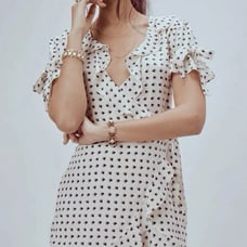 For love and lemons mini wrap dress