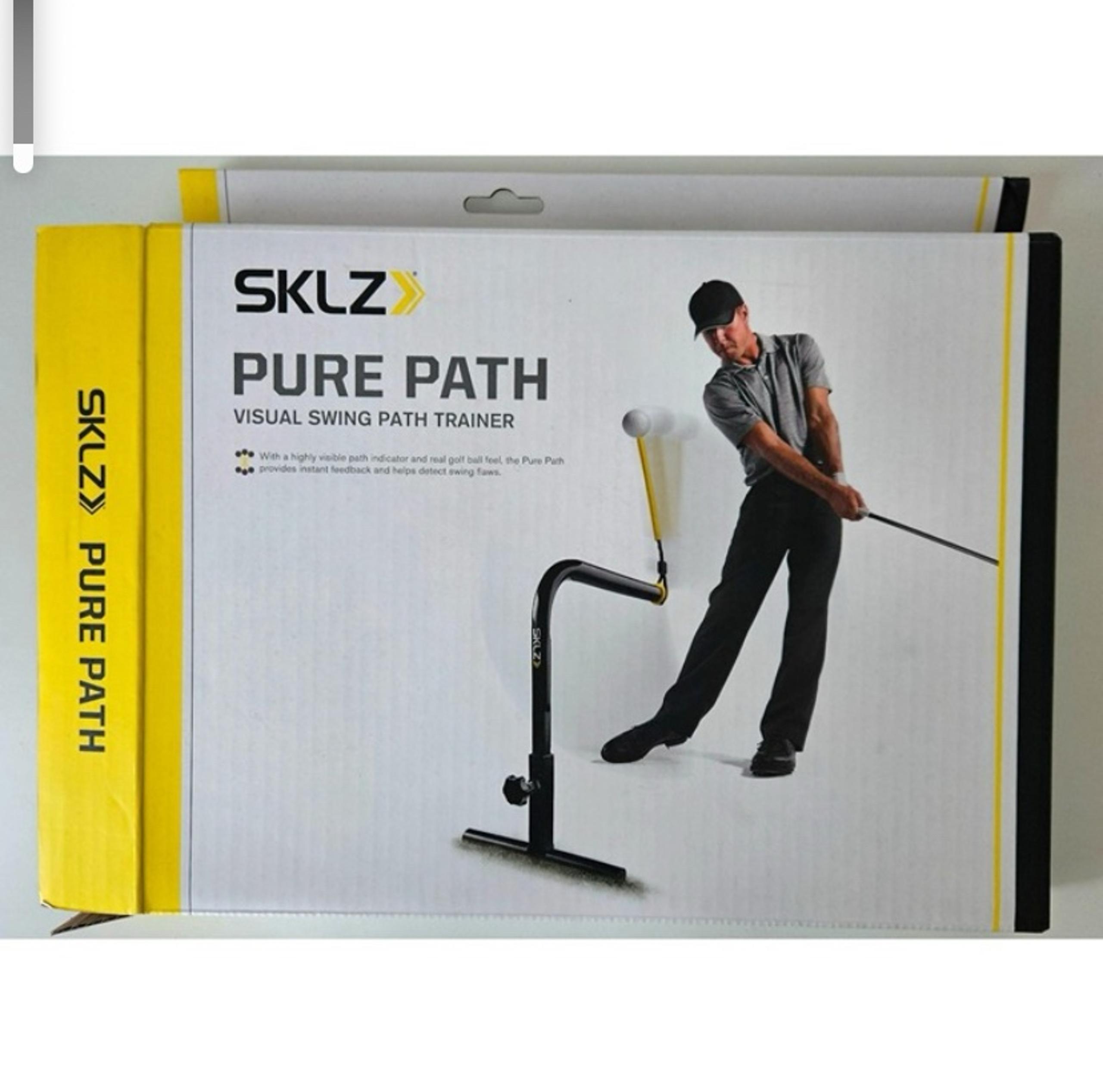 SKLZ Pure Path Visual Swing Path Trainer Golfers Path Finder Gold Practice
