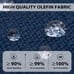 2 PACK Outdoor Lounge Chair Cushions with Pillows
