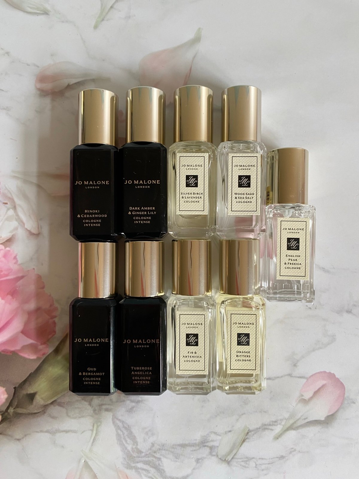 9x Jo Malone Cologne Unisex Travel Spray 9ml/0.3oz Each, Limited Edition