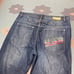 Vintage y2k enyce jeans baggy skater wide leg dark buckleback 36 38x31