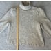 FRAME Size Small Swingy Marled-knit Oatmeal TurtleNeck Wool Alpaca Stretch Sweat