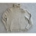 FRAME Size Small Swingy Marled-knit Oatmeal TurtleNeck Wool Alpaca Stretch Sweat