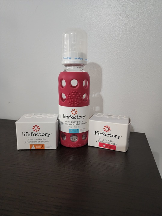 Life Factory Baby Bottle & accessories