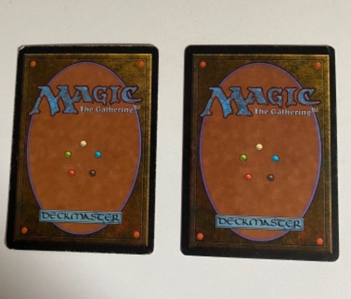 Abu Jafar x 2 mtg magic cards P/HP
