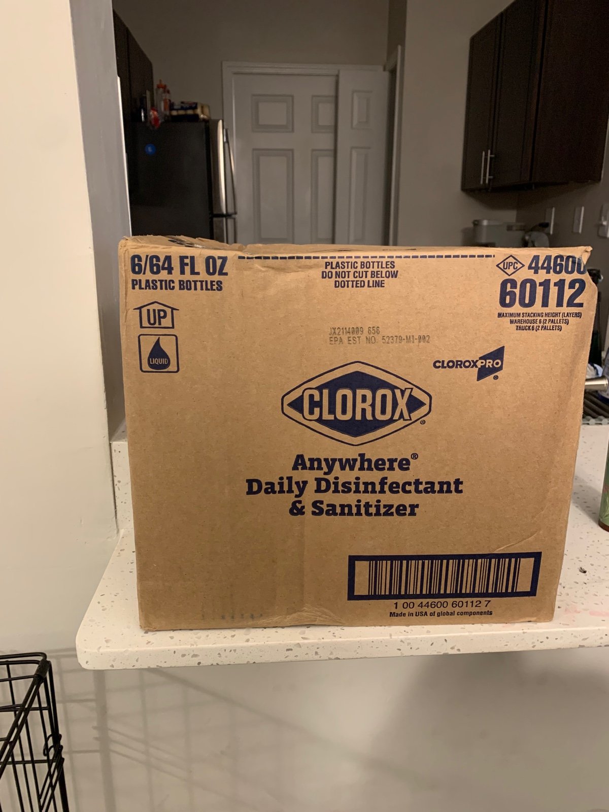 CloroxPro Anywhere Daily Disinfectant and Sanitizer, 64 Fluid Ounces (Pack of 6)