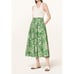 MAX MARA STUDIO Palla Tropical Print Button Down Midi Skirt Size 10 NEW