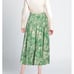 MAX MARA STUDIO Palla Tropical Print Button Down Midi Skirt Size 10 NEW