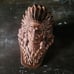 Antique Judd Native American Chief 5251Bronzed Cast Iron Desk Clip Paperweight