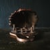 Antique Judd Native American Chief 5251Bronzed Cast Iron Desk Clip Paperweight