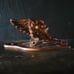 Antique Judd Native American Chief 5251Bronzed Cast Iron Desk Clip Paperweight