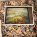 Vintage Master Craftsman Gold Box Wooden Jigsaw Puzzle Hand Cut- Flight to Egypt
