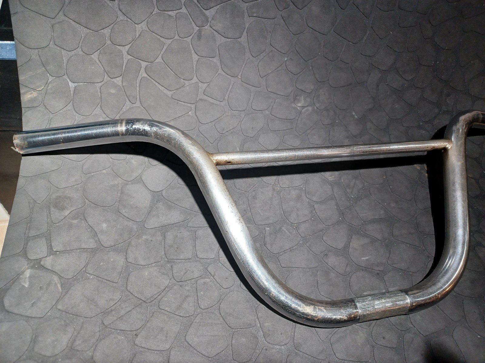 Retro 1980s Bmx Handlebars Chrome Db Mongoose Cycle Pro Profile