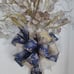 Gold and Silver Glitter Snow Flakes Tree Topper, Christmas Tree Topper.