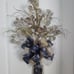 Gold and Silver Glitter Snow Flakes Tree Topper, Christmas Tree Topper.