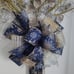 Gold and Silver Glitter Snow Flakes Tree Topper, Christmas Tree Topper.