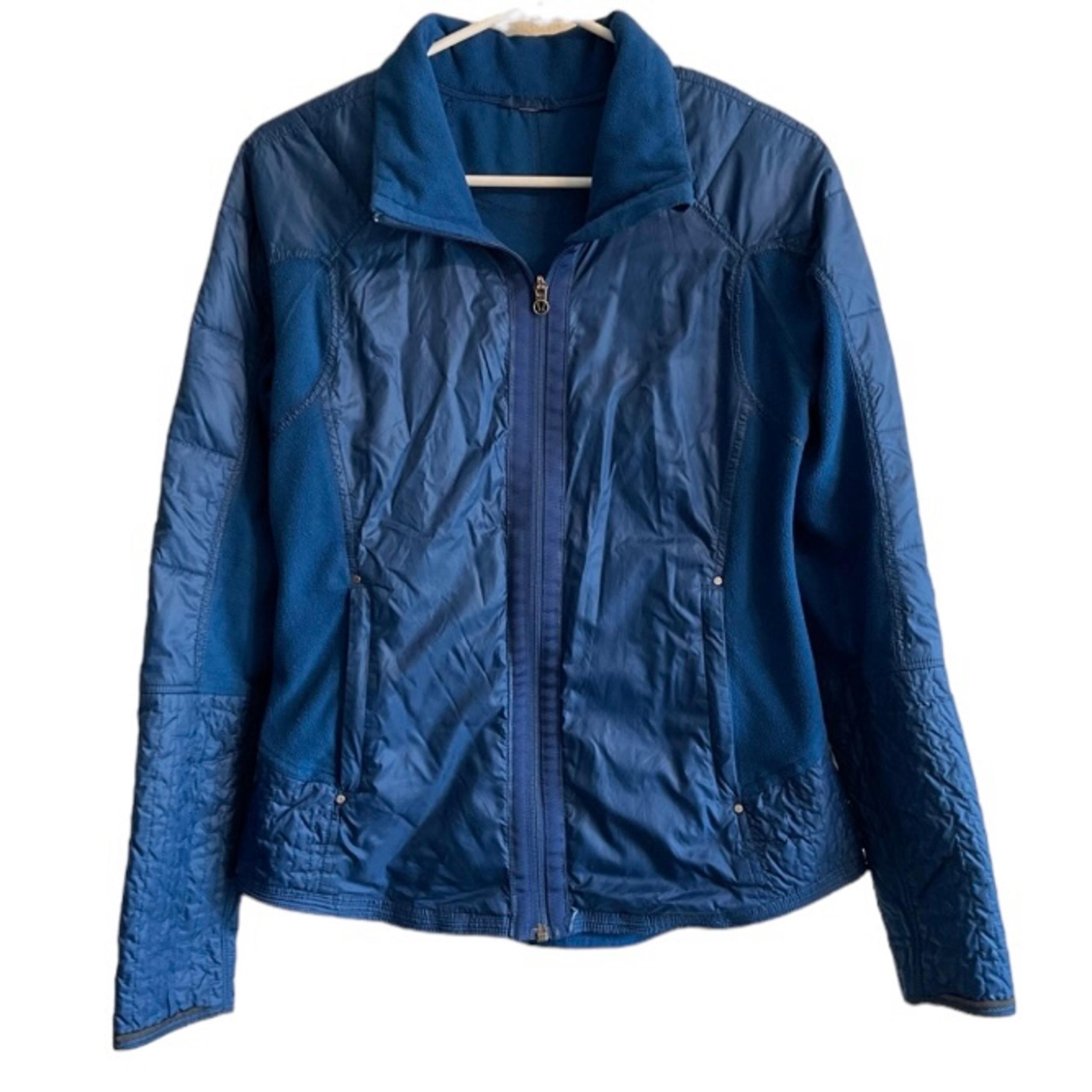 LULULEMON Run Bundle Up Jacket Goose Down Fleece Blue M