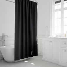 Lightweight Magnetic Mildew Water Resistant Solid Plastic Vinyl Shower Curtain