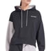 New Balance x STAUD Colorblock Sweatshirt Hoodie Black Grey XS