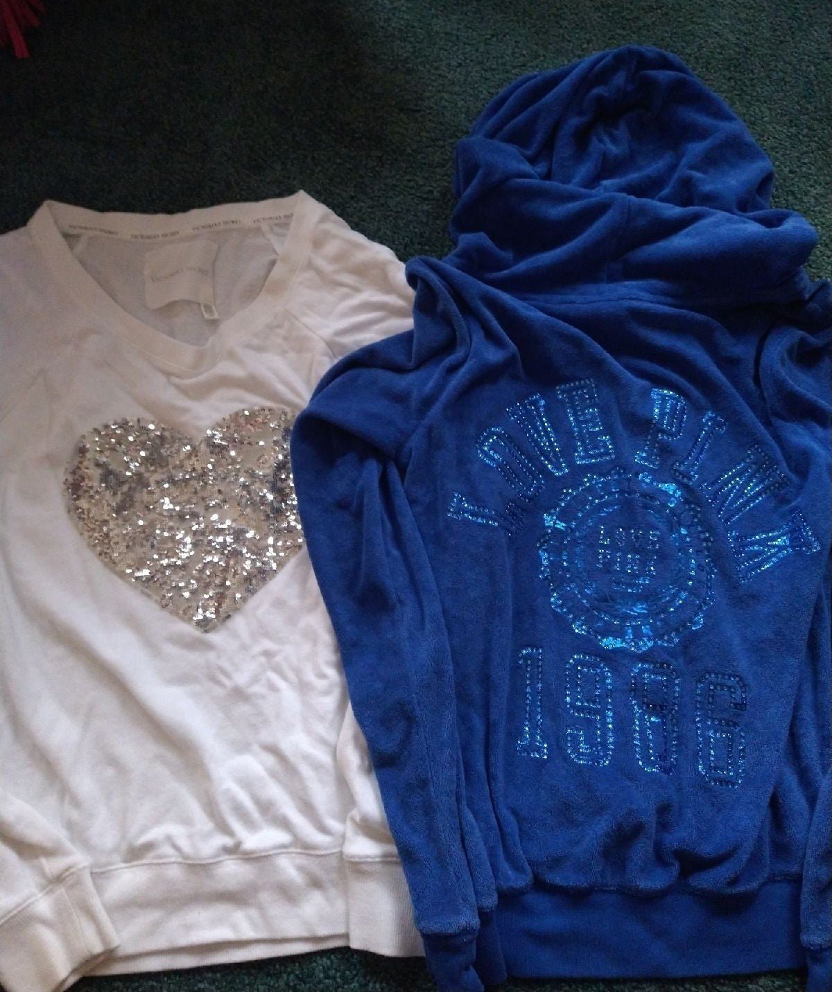 Victoria's secret PINK hoodie and Victoria's secret sweater