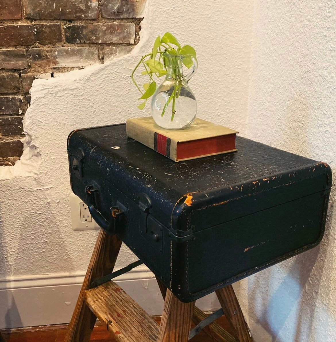 Antique suitcase