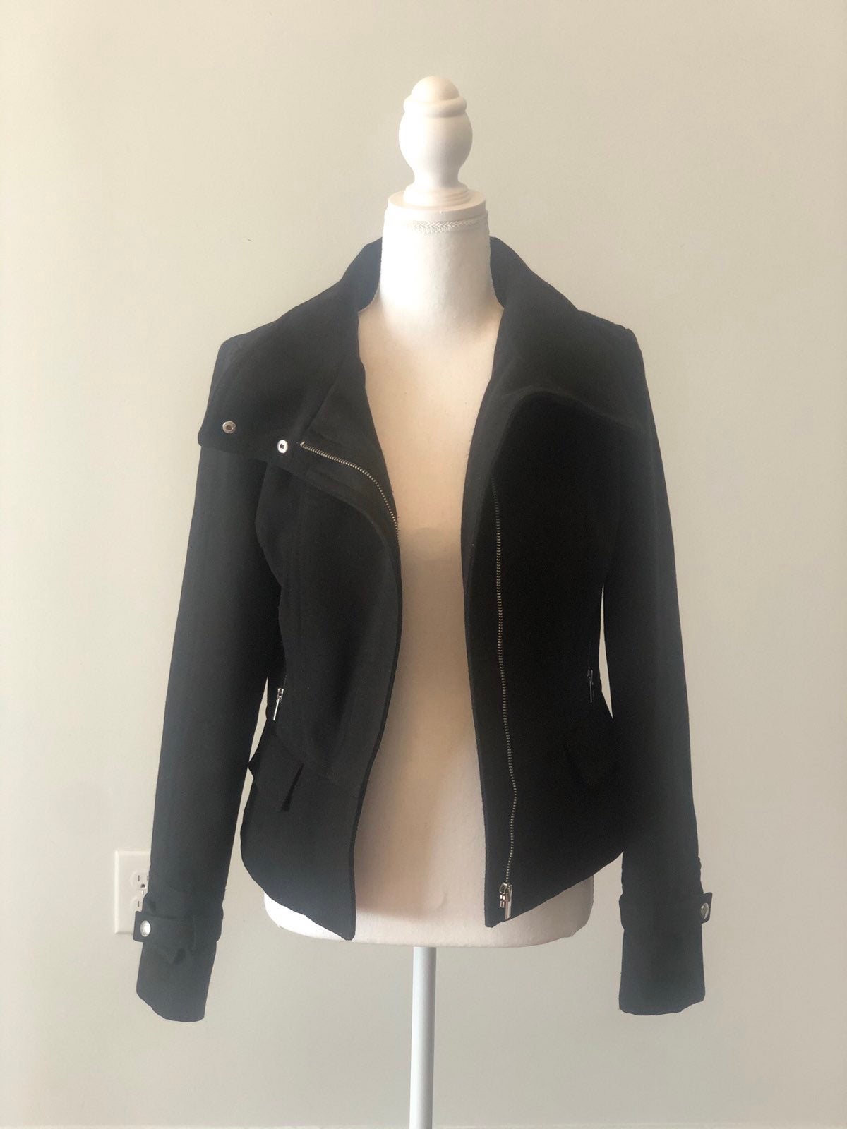 Express Wool Moto Coat