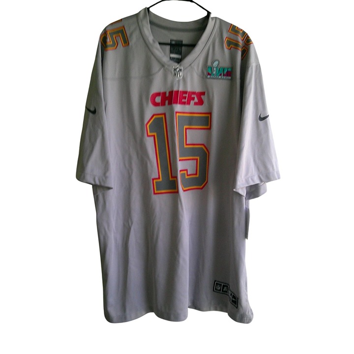 NFL Chiefs Super Bowl LVII Patrick Mahomes 15 Jersey NWT 3XL Nike * D28