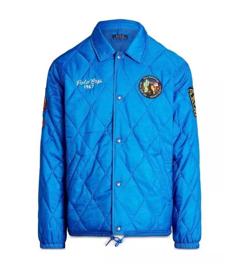 Polo Ralph Lauren men’s quilted coach jacket medium
